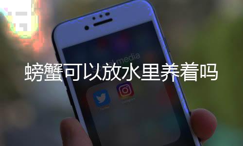 螃蟹可以放水里养着吗